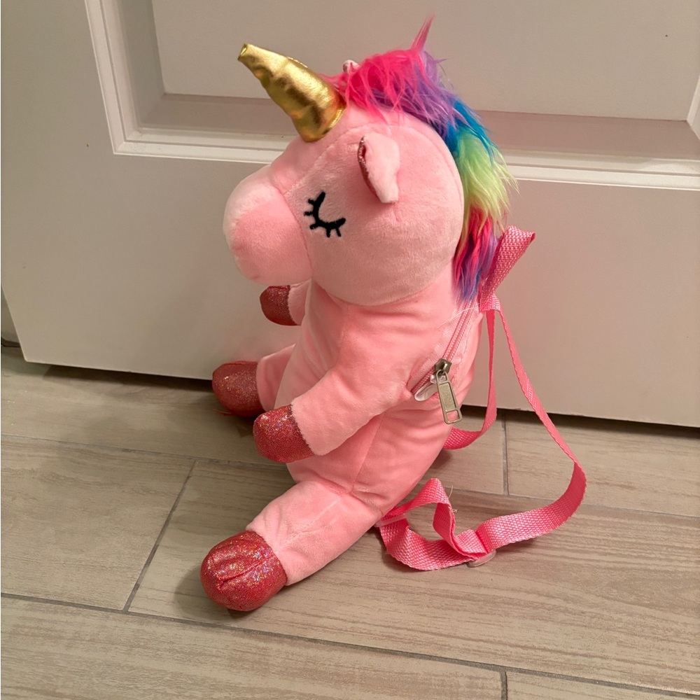Pink Unicorn backpack - Picture 4 of 5